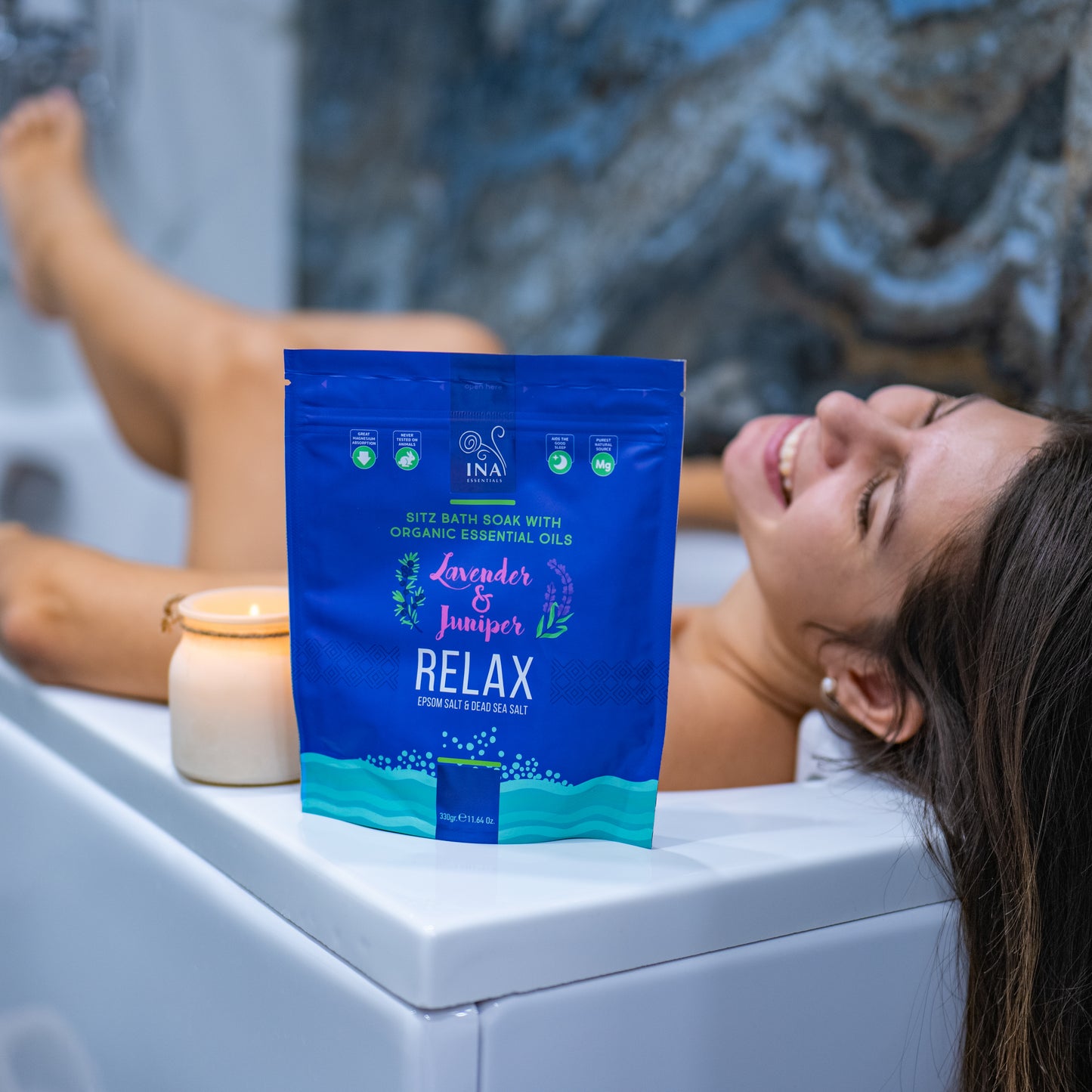 Koop 2 Hydrobiotic-producten met lavendelgeur en ontvang gratis een lavendelshampoo, etherische olie en badzout