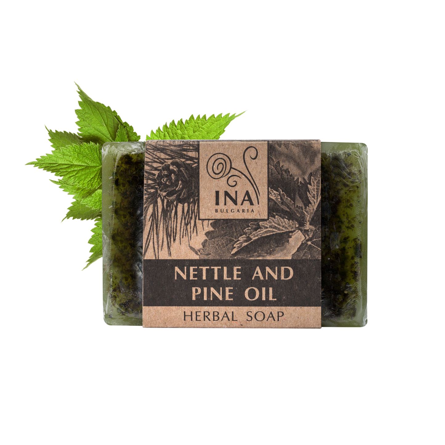 Savon aux herbes - Ortie et huile de pin