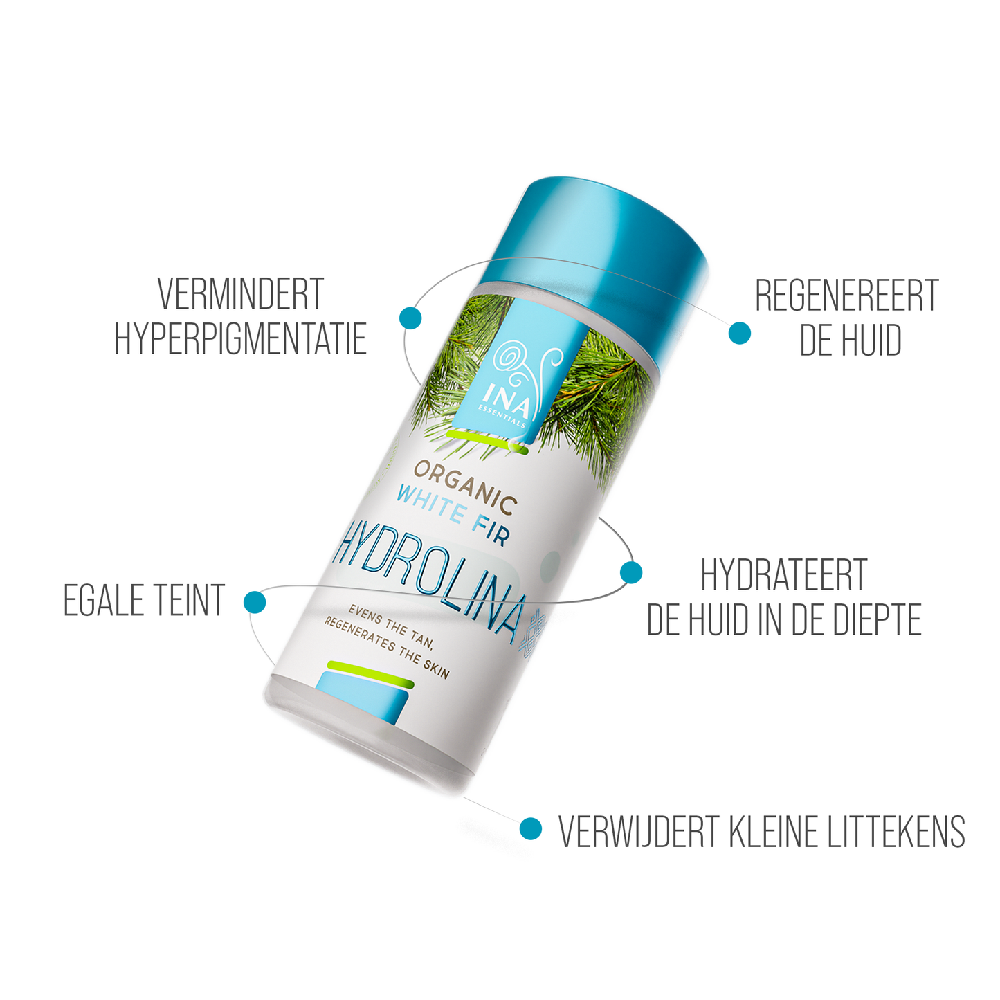 Biologisch Zilversparwater - Hydrolina voor Hyperpigmentatie