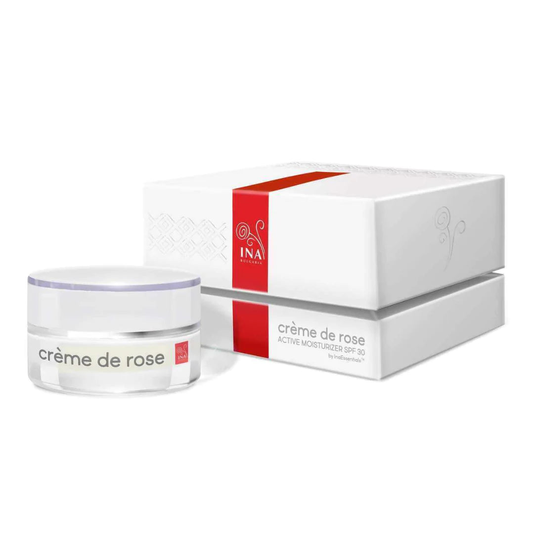 Crème de rose - Active Moisturizer SPF30 à l'huile de rose bio 50ml