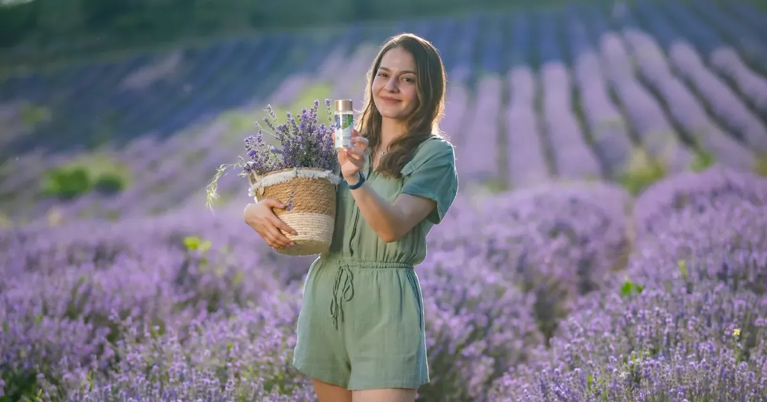 Lavendelshampoo voor een jeukende en gevoelige hoofdhuid van InaEssentials