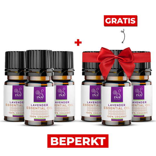 Koop 3 lavendeloliën en ontvang 3 gratis