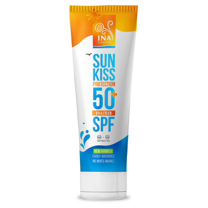 Natuurlijke Zonnebrandcrème voor Gezicht en Lichaam SPF 50+ met Biologische Zilverspar