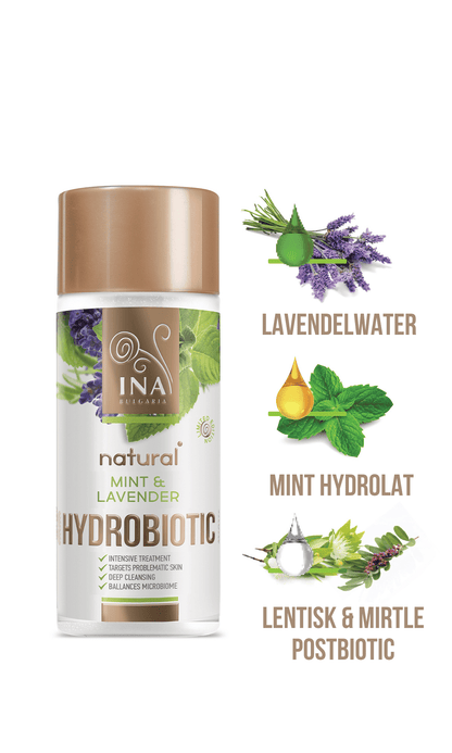 Hydrobiotique - Lavande &amp; Menthe - soin intensif contre l'ACNE (150ml)