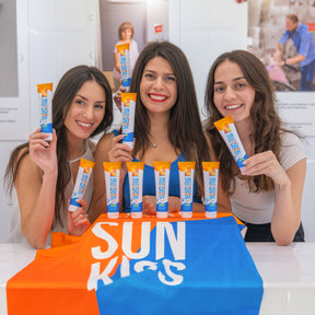 Familiepakket voor zonbescherming - 2+1 Natuurlijke zonnebrandcrème voor gezicht en lichaam SPF 50+ met biologische witte den