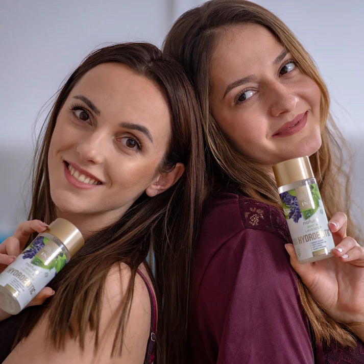 Koop 2 Hydrobiotic-producten met lavendelgeur en ontvang gratis een lavendelshampoo, etherische olie en badzout