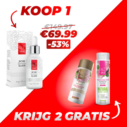 Koop 1 Serum Rose Elixir, ontvang 2 producten gratis