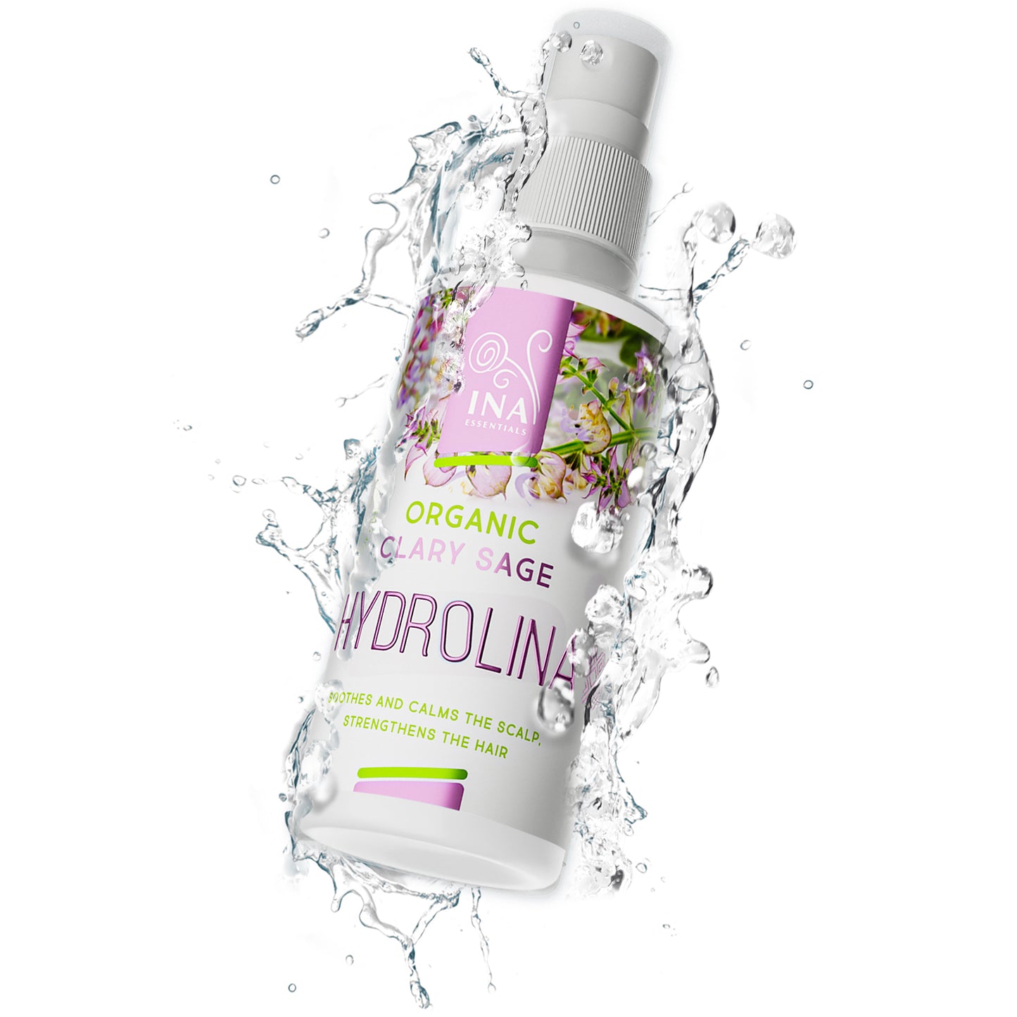 Biologisch Saliewater (Salvia) - Hydrolina voor Roos en Jeukende hoofdhuid